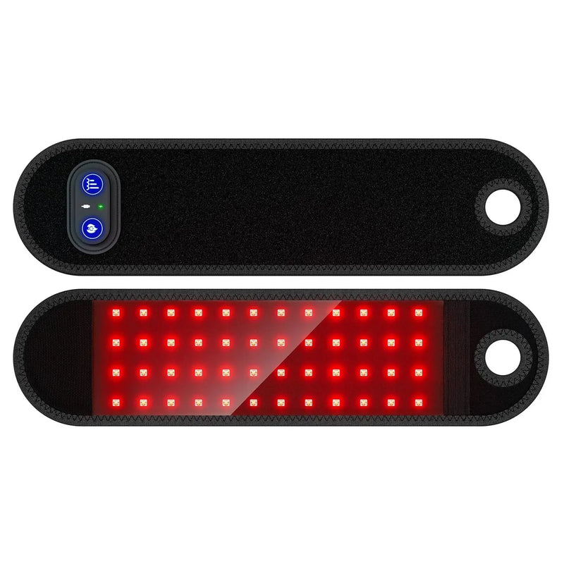 Muñequera deportiva para terapia de luz roja, soporte para muñeca, masajeador de mano, 660nm, 850nm, luces LED